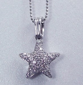 Diamond Pendant .58ct 18kt