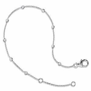 Diamond link bracelet 0.50 cttw 14ktw model 030-BDL050-W*