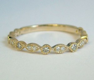 Diamond band 1/5 cttw 14kty model 030-CDD3037-Y