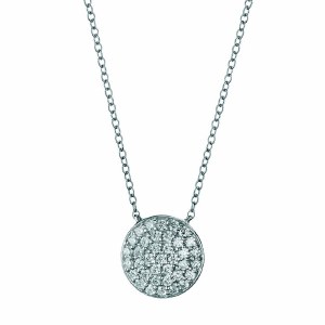 Diamond Pendant 0.28cttw 14ktw model 030-PDD2881-W