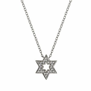 Star of David Pendant 0,09cttw 14ktw model 030-PDD2892-W