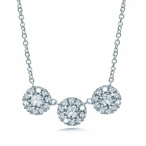 Diamond Pendant 1/3cttw 14ktw model 030-PDD3170-W
