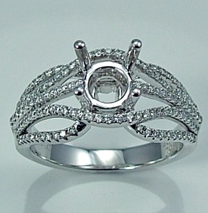 Diamond engagement ring 14ktw 0.36cttw 060-171928