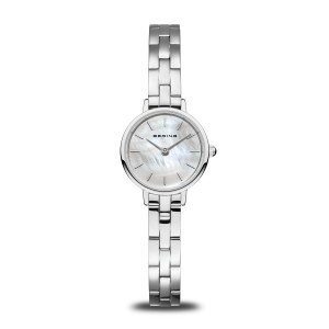 Bering Watch 22mm round silver tone model 11022-734