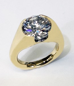 Diamond ring 3.62 ct E VS2 item number 122-362