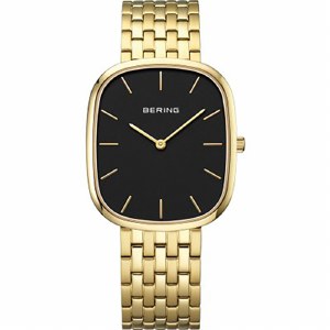 Bering Watch 32mm cushion shape gold tone model 12532-732
