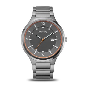 Bering Watch 42mm gray stainless steel model 14442-777