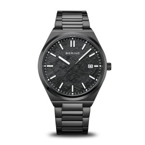 Bering Watch 39mm black stainless steel model 17639-722