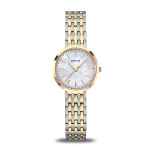 Bering Watch 26mm round gold tone model 19126-710