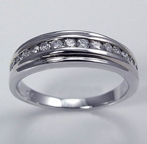 Diamond band 18kt gold 0.34 cttw model 300-4434