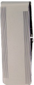 Silver Hinged Money Clip