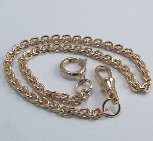 Pocket Watch Chain 12" Yellow