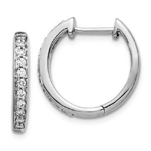 Diamond Hoop Earrings .25cttw