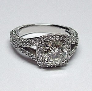 Engagement Ring  Plat 2.05cttw