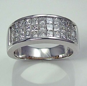 Diamond anniversary band 18kt gold 1.50cttw model LFA291W