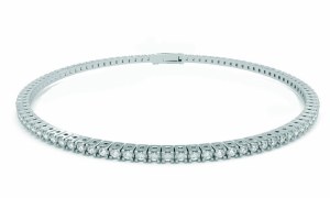 Lab grown diamond bracelet 14ktw gold 2.74 cttw model LG-BRTN7BCL5-989