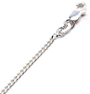 Sterling Silver Curb Chain 16"