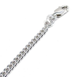 Sterling Silver Curb Chain 20"