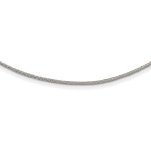 Sterling silver neckwire 18" model QH1163-18