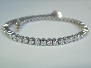 Diamond Bracelet 2.30cttw 14kt white gold model SB871-203