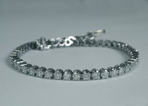 Diamond Bracelet 3.57cttw 14kt white gold model SV871-357