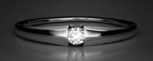 Diamond bangle bracelet 18kt white gold 1.00ct rnd diamond G SI1