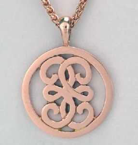 Italian Love Pendant 14kt Rose