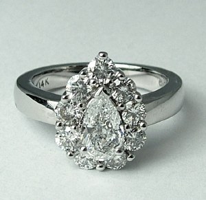 Diamond ring 14kt white gold 1.75cttw model SWR-0423-05