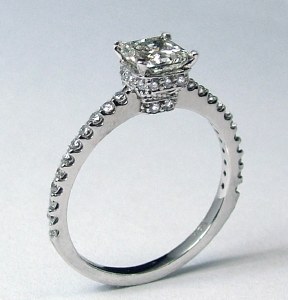 Diamond ring 14kt gold 1.10 cttw model SWR-0423-11
