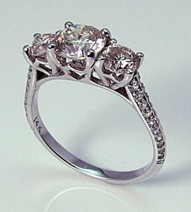 Diamond ring 14kt gold 2.00 cttw model SWR-0423-14