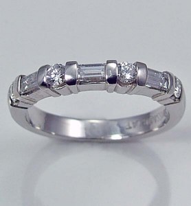 Diamond band platinum 0.51cttw model SWR0501P