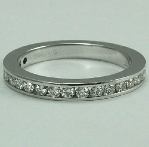 Diamond band 18kt gold 0.53 cttw model SWR6990W