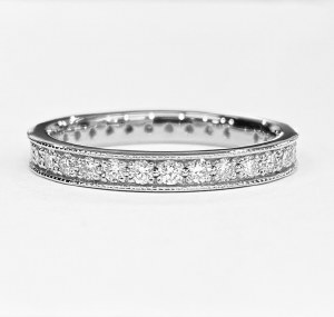 Diamond band 14kt white gold .75cttw E-F VS1 model SWR7192W