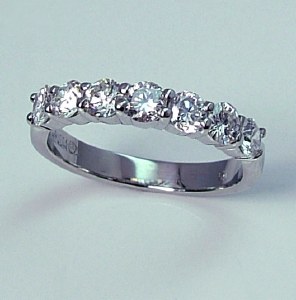 Diamond band 18kt gold 1.20cttw model SWR9406
