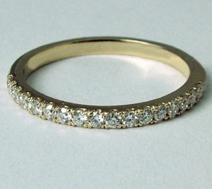 Platnium Diamond Wedding Band