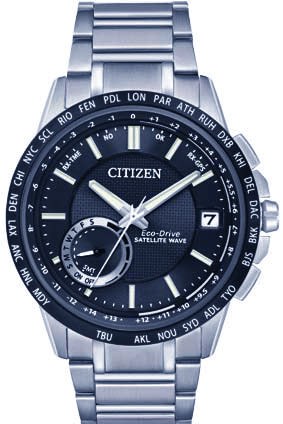 Citizen Eco Drive Satellite Wave World Time GPS Watch Model CC3000-89L ...