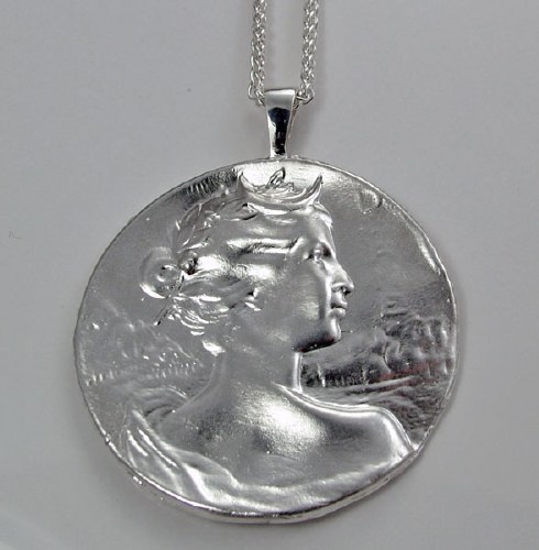 goddess diana pendant