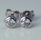 Diamond Stud Earrings 0.41cttw E VS2