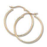 Gold Hoop Earrings 14kt