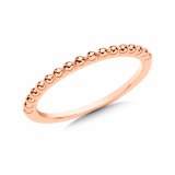 Gold stackable ring 10kt rose gold model 030-CDD2970-1R