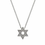 Star of David Pendant 0,09cttw 14ktw model 030-PDD2892-W