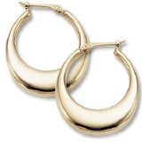 Hoop Earrings 14kt yellow gold