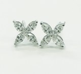 Diamond marquise earring 0.36cttw 8 diamonds model 049-SJE3796W