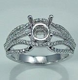 Diamond engagement ring 14ktw 0.36cttw 060-171928