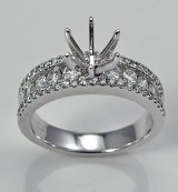 Diamond engagement ring 14ktw 0.79cttw 060-172247