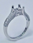 Diamond engagement ring 14ktw 0.42cttw model 068-19206