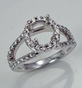 Diamond engagement ring 14ktw 0.51cttw 076-7468