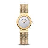 Bering Watch 26mm round gold tone stainless steel model 10126-334