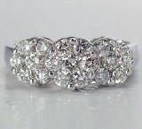 Diamond ring pave 14kt .50cttw H SI model 110-109949