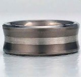 Titanium Artcarved 9mm Band